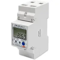 Qoltec - Strömmätare - enkelfas, DIN-skena, 230V, LCD - trådlös - Wi-Fi - vit