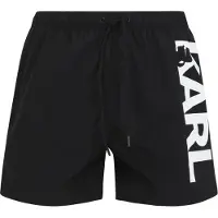 Karl Lagerfeld Badshorts svart / vit