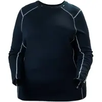 Helly Hansen Lifa Merino Midweight Crew Plus, Dam, Navy