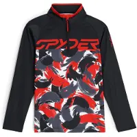 Spyder Camo Tröja Med Halv Dragkedja