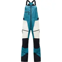 Peak Performance - Skidbyxor dam - W Vertical Gore-Tex Pro Bib Hydro Fresh Sand Fog för Unisex - Storlek M - Blå