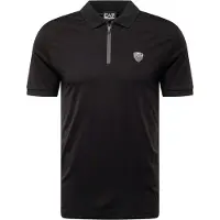 Emporio Armani för män. 8NPF13_PJRGZ Premium polotröja svart (XS), Casual, Polyamid, Kort ärm