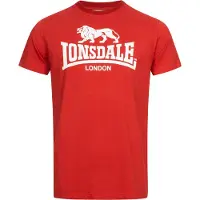 Lonsdale T-shirt 'St. Erney' röd / vit