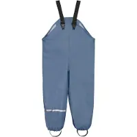 CeLaVi Regnbyxor. Hängslen - Återvunnen PU - China Blue m. Hängs - - 140 - Regnbyxor