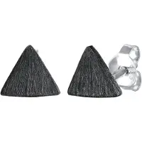 KUZZOI Örhänge svart / silver