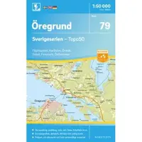 79 Öregrund Sverigeserien Topo50 : Skala 1:50 000