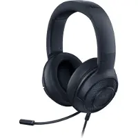 Razer Kraken X Lite Over Ear-hörlurar Sladd Stereo Svart Volymkontroll Spel