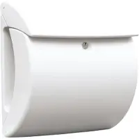 Burg wachter 12800 KIEL 886 W Brevlåda Plast Vit Nyckel