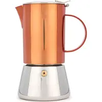 La Cafetière Rostfritt Stål Kaffebryggare Italienska 4 Koppar
