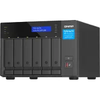 Qnap TVS-H674 - NAS-server - 6 fack - SATA 6Gb/s - RAID JBOD, 0, 1, 5, 6, 10, 50, TM, RAID TP - RAM 16 GB - Gigabit Ethernet / 2.5 Gigabit Ethernet - iSCSI support