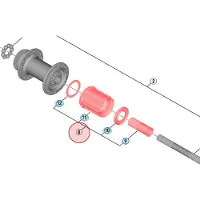 Shimano Fh-m665 Freehub-kropp