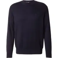 Armani Exchange för män. XM000338AF12291UB101 Marinblå tröja med rund halsringning (M), Casual, Bomull, Marino