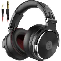 OneOdio Pro-60 Over Ear hörlurar Sladd Stereo Svart High-Resolution Audio Hopfällbara, Vändbara kåpor DJ