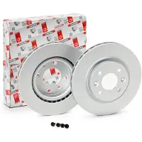 FERODO Bromsskivor DDF1096C fram, ventilerad, 2 Stycke