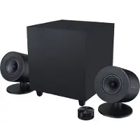 Razer Nommo V2 Pro högtalarsystem - 2.1 högtalarsystem med Chroma-belysning och trådlös kontrollpanel