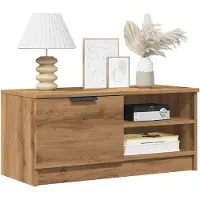 vidaXL Tv-bänkar 2 st artisan ek 80x35x36,5 cm konstruerat trä
