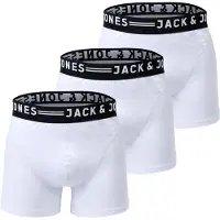 Jack & Jones Boxershorts 'Sense' svart / vit