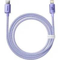 Baseus Crystal Shine USB-C / Lightning Kabel CAJY000205 - 1.2m - Lila