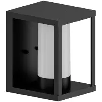Calex Smart Outdoor Lantern vägglampa, CCT, RGB Classic Lantern, dimbar, Svart, Syntetmaterial, Modern, Smarta hem vägglampa utomhus