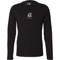 Armani Exchange T-shirt svart / vit