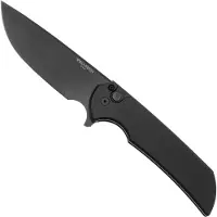 Pro-Tech Mordax MX103 DLC MagnaCut, Solid Black Aluminum pocket knife