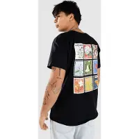 Monet Skateboards Floral Stamps T-Shirt black, L
