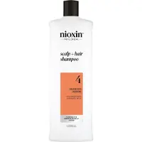 Nioxin SYSTEM-4 Fargat,-synbart-tunnare-harFärgat hår Framskriden gallringRengöringsmedel Schampo 1000 ml (395,00 kr / 1 l)
