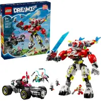 LEGO 71497 Cooper Tiger Mech och Zero Hot Rod Bil Leksak Födelsedagspresent Byggklossar 9-11 År
