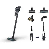 Samsung VS20C8524TB Skaftdammsugare, 2-i-1 Batteri Torr Allergifilter, UltraFine Utan påse 510 W Svart, Blå