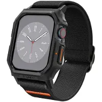 Spigen Lite Fit Pro, Boks, SmartWatch, Sort, Apple, Apple Watch (42mm), Polyester, Termoplastisk polyuretan (TPU)