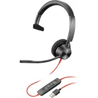HP Poly Blackwire 5220 Stereoheadset Usb-c + Kontakt + Usb-c/a-adapter 3.5 Mm