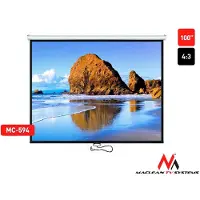 Macleans MC-594 - Projektorduk - 100 (254 cm) - 4:3 - Matte White