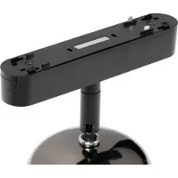 LINDBY LED-spot 48 V Lumaro, grå, Ø 8,2 cm, aluminium, dimbar Lumaro 48V ,, Aluminium / grå / zink, Vardagsrum / matsal, Aluminium / grå / zink, Modern