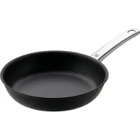 WMF Steak Profi 1771246021, Rund, Svart, Keramiska, Rostfritt stål, Keramiska, gas, halogen, Induktion, Rostfritt stål