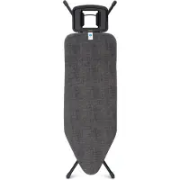 Brabantia 134609, Stor Strykbräda, Bomull, Svart, Monokromatiskt, Metall, 1240 x 450 mm