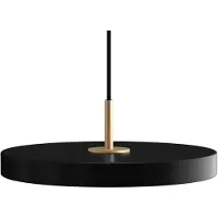 UMAGE Taklampa , Asteria Plus Mini, dimbara, Svart, Vardagsrum, Metall, Design