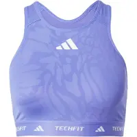 Adidas Techfit High Neck Print Sport-bh Med Medium Stöd