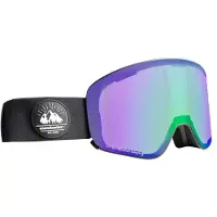 Snowleader - Skidglasögon - Moon Mixed Black Goggle Blue för UnisexUll - Svart