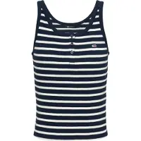 Tommy Hilfiger Button ärmlös T-shirt