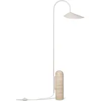 Ferm Living Golvlampa , Arum, Beige, Vardagsrum, Marmor, Design