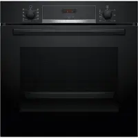 Bosch Serie | 4 HBA514BB3 - Ugn - inbyggd - fördjupning - bredd: 56 cm - djup: 55 cm - höjd: 58.5 cm - med självrengöring - Klass A+ - svart
