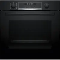 Bosch Serie | 6 HBG578BB3 - Ugn - inbyggd - fördjupning - bredd: 56 cm - djup: 55 cm - höjd: 58.5 cm - med självrengöring - Klass A+ - svart