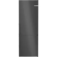 Bosch Serie | 4 KGN49VXCT - Kylskåp/frys - bottenfrysskåp - bredd: 70 cm - djup: 66.7 cm - höjd: 203 cm - 440 liter - Klass C - svart inox