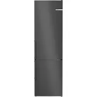 Bosch Serie | 4 KGN39VXCT - Kylskåp/frys - bottenfrysskåp - bredd: 60 cm - djup: 66.5 cm - höjd: 203 cm - 363 liter - Klass C - svart rostfritt stål