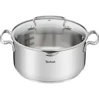Tefal DUETTO+ G7194655, 5 l, Rund, Rostfritt stål, Rostfritt stål, Rostfritt stål, Rostfritt stål