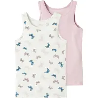 Name it Linnen - Noos - 2-pack - NmfTank - Jet Stream - - 3 år (98) - Linne