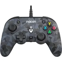 Nacon Camo Pro Compact Controller, Spelplatta, PC, Xbox One, Xbox One S, Xbox One X, Xbox Series S, Xbox Series X, D-pad, Menyknapp, Dela-knapp, Analog / Digital, Kabel, USB