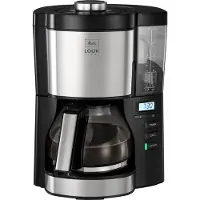 Melitta 6766591, Droppande kaffebryggare, Malat kaffe, 1080 W, Svart, Silver