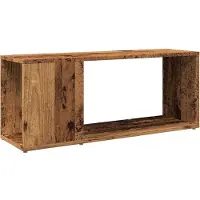 vidaXL TV-bänk gammalt trä 80x24x32cm konstruerat trä