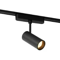 QAZQA Modern spotlight svart för enfas skensystem 9W 3000K - Magnetic Gert